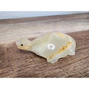 Turtle NATURAL ONYX STONE TORTOISE FIGURE STATUE SCULPTURE Paper Weight